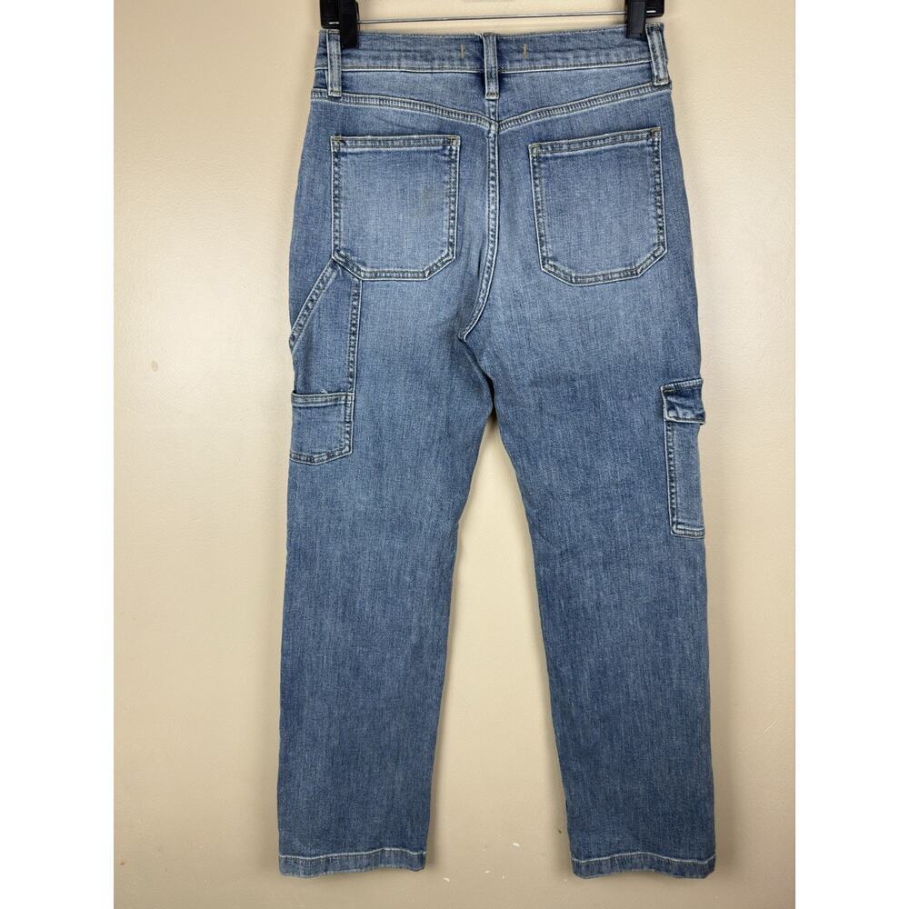 Eunina Women’s Codi Super High Rise Dad Cargo Jeans Straight Leg 3/26W - Picture 5 of 14